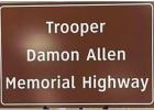 Fallen trooper honored via highway designation