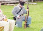 Soldiers mustering and pioneers teaching