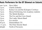 BT Blowout to raise funds for music scholarships and cancer groups